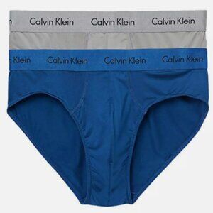 Calvin Klein Men`s Microfiber Stretch‎ 2-Pack Hip Brief Polyester